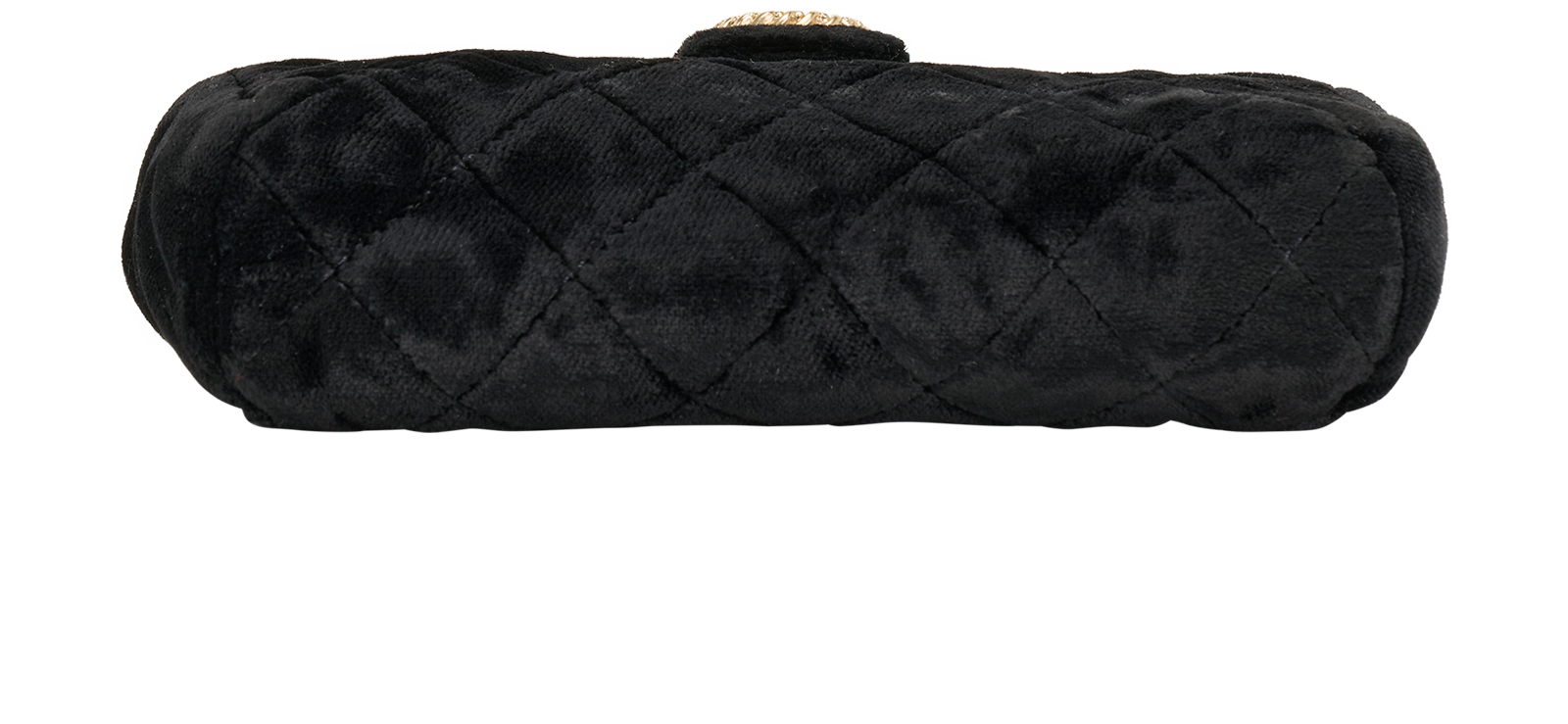 Vintage Purse Pouch, &pound;350, Accessories, Black, Velvet, Top view